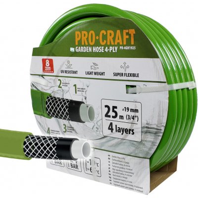 Procraft 4 vrstvy 3/4" 25 m PR-4GH1925 – Zboží Dáma
