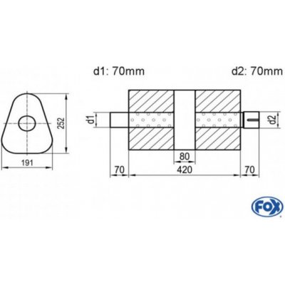 FOX UNI-K72542070s – Hledejceny.cz