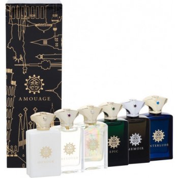 Amouage Miniature Modern Collection Man EDP 6 x 7,5 ml EDP Beloved + Epic + Memoir + Honour + Interlude + Fate dárková sada