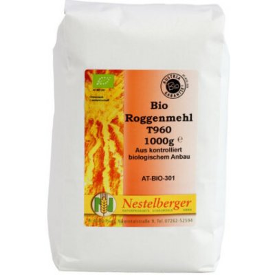 Nestelberger Bio žitná mouka chlebová T960 1000 g – Zboží Mobilmania