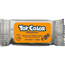 Toycolor hmota modelovací 0,1kg fluo oranžová