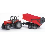 Bruder 2045 Traktor MASSEY FERGUSON 7480 s valníkem – Zboží Dáma