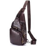 Bullcaptain kožená taška přes rameno Adalard Hnědá 5L XB105s2 – Hledejceny.cz
