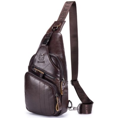 Bullcaptain kožená taška přes rameno Adalard Hnědá 5L XB105s2 – Hledejceny.cz