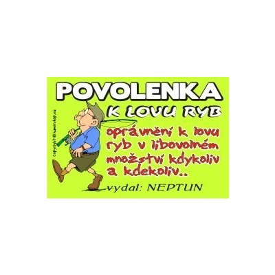 Povolenka k lovu ryb – Hledejceny.cz