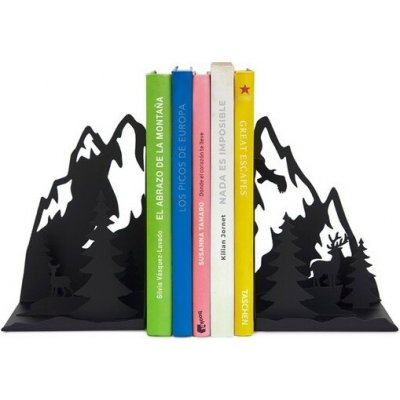 Balvi Knižní zarážky Mountains 28006, černé – Zbozi.Blesk.cz