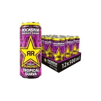 RockStar Punched Energy + Guava 12 x 500 ml