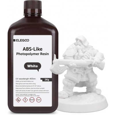 ELEGOO ABS-like Resin 2KG White 50.103.0173 – Zboží Živě