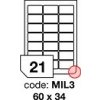Etiketa Rayfilm R0ECO.MIL3F A4 21000 etiket