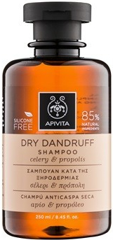 Apivita Propoline Shampoo proti lupům pro mastné vlasy Dermatologically Tested Cedar & Propolis 250 ml
