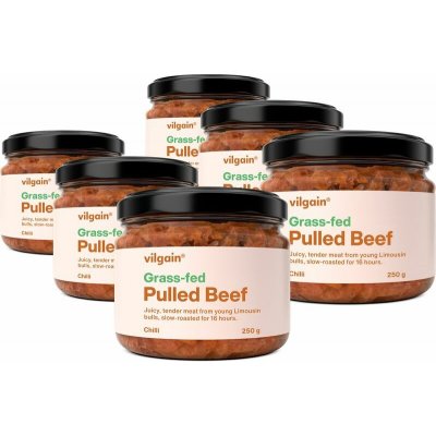 Vilgain Trhané hovězí chilli 6 x 250 g – Hledejceny.cz