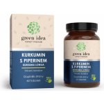 Green idea Kurkumin s piperinem bylinný extrakt 60 tablet – Hledejceny.cz
