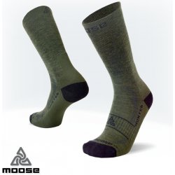 Moose HUNTER MERINO outdoorové ponožky zelená