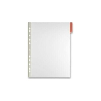 Durable Function prezentační panel s rozlišovačem A4 červený – Sleviste.cz