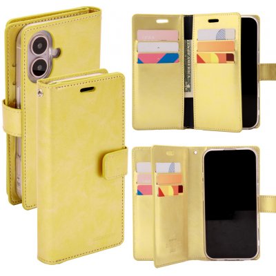 Mercury Ochranné na iPhone 16 - Mercury, Mansoor Diary Gold – Zboží Mobilmania