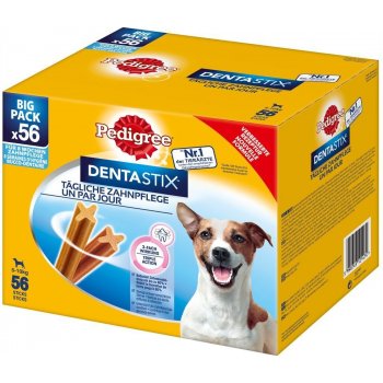 Výhodné balení! 168 x Pedigree DentaStix každodenní péče o zuby / Fresh -  fresh - pro malé psy (5-10 kg) od 1 199 Kč - Heureka.cz