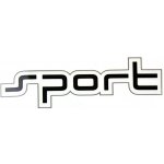 Boční nápis SPORT pro vozy ŠKODA original černý 1ST853688 HL4 | Zboží Auto