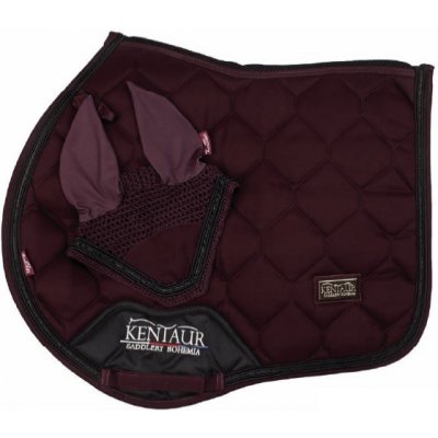 JQ Podsedlová dečka hřbet MASH a náušníky vínová – Sleviste.cz