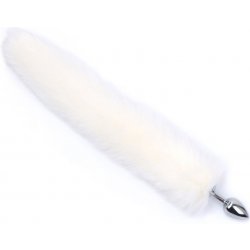 Easytoy Fox Tail Plug Bílá