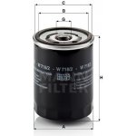 Olejový filtr MANN-FILTER W 718/2 (W718/2) | Zboží Auto