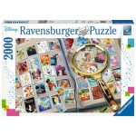 Ravensburger Disney: Moje oblíbené známky 2000 dílků – Zboží Mobilmania
