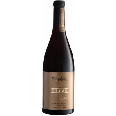 Vinařství Čapka Pinot Noir Otisk Kukvička 2020 13% 0,75 l (holá láhev) – Zboží Dáma