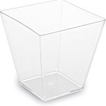 Fingerfood kelímek hranatý čirý 50x50x45mm 60ml – Sleviste.cz