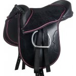 HKM Sedlo Funny Horses dětské black/pink – Zboží Dáma