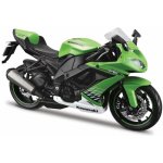 Maisto motorka Kawasaki Ninja ZX10R zelená 1:12 – Zboží Mobilmania