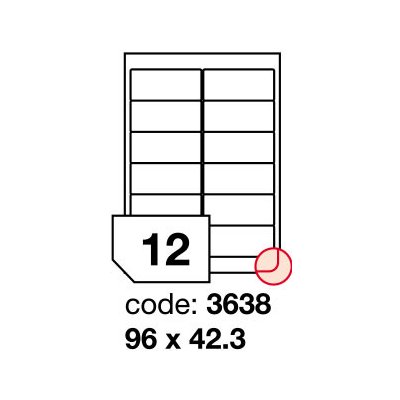 Rayfilm R0103.3638D neprůhledné krycí etikety 96x42,3mm 300 listů – Zbozi.Blesk.cz