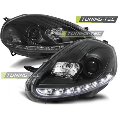 Tuning-Tec Přední čirá LED světla Fiat Grande Punto (2005 - 2011) - černé – Hledejceny.cz