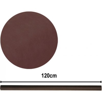 Vlizelin dekorační na stoly, ubrus - 120cm - čokoládová – Zboží Mobilmania