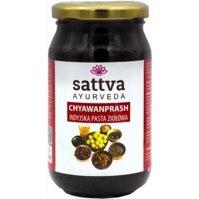 Sattva Ayurveda Chyavanprash Amla pasta s bylinkami ovocem a pepřem 500 g – Zboží Mobilmania