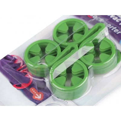 Párovač ponožek 40x60mm zelená 1 blistr – Hledejceny.cz