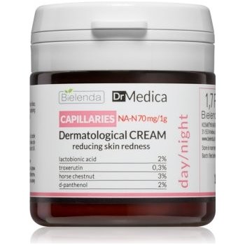 Bielenda Dr Medica Capillaries dermatologický krém redukující začervenání pleti (NA-N 70 mg/1g) 50 ml