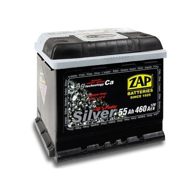 ZAP Silver 12V 55Ah 460A 55525 – Zboží Mobilmania