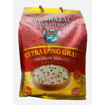 DO GHAZAL Rýže basmati extra dlouhozrnná 5 kg – Zboží Dáma