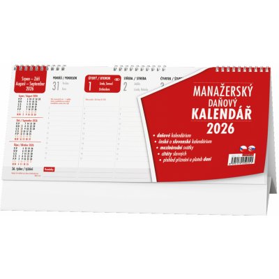 Stolní Baloušek Manažerský 2026 – Zboží Dáma