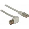 síťový kabel Delock 83515 RJ45 Cat.5e SFTP pravoúhlý / přímý, 1m