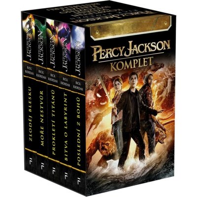 PERCY JACKSON - komplet 1.-5.díl - box - Rick Riordan