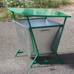 Ecoweld Venkovní odpadkový koš Petr, 80 l, slevy – Hledejceny.cz