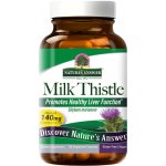 Nature's Answer Milk Thistle, Ostropestřec mariánský, extrakt, 120 rostlinných kapslí – Hledejceny.cz