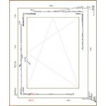 Maco celoobvodové kování pro jedno-křídlo PVC 450-750 mm x 1200-1850 mm Dorn 15 mm vpravo – Hledejceny.cz