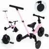 Tříkolka Ecotoys YM BT 6 PUSH BAR PINK růžová