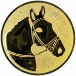 Emblém kůň zlato 50 mm – Sleviste.cz