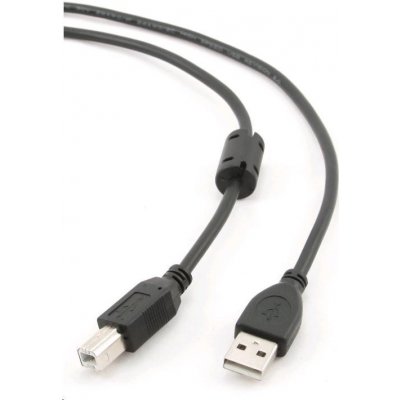 Gembird CCF-USB2-AMBM-6 USB 2.0 kabel A-B 1,8m, černý – Zboží Mobilmania