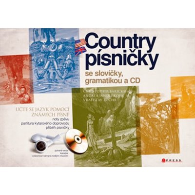 Country písničky se slovíčky, gramatikou a CD - Barickman Christopher, Jandrejsková Andr – Zbozi.Blesk.cz