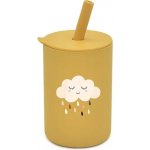 BocioLand silikon hrnek s brčkem Mráček hořčicová 150 ml – Sleviste.cz