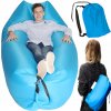 Sedací vak a pytel Retoo Lazy Air Bag modré 190 x 70 cm 200 Kg