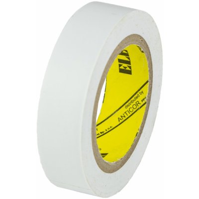 Solight Izolační páska 15 mm x 0,13 mm x 10 m bílá – HobbyKompas.cz